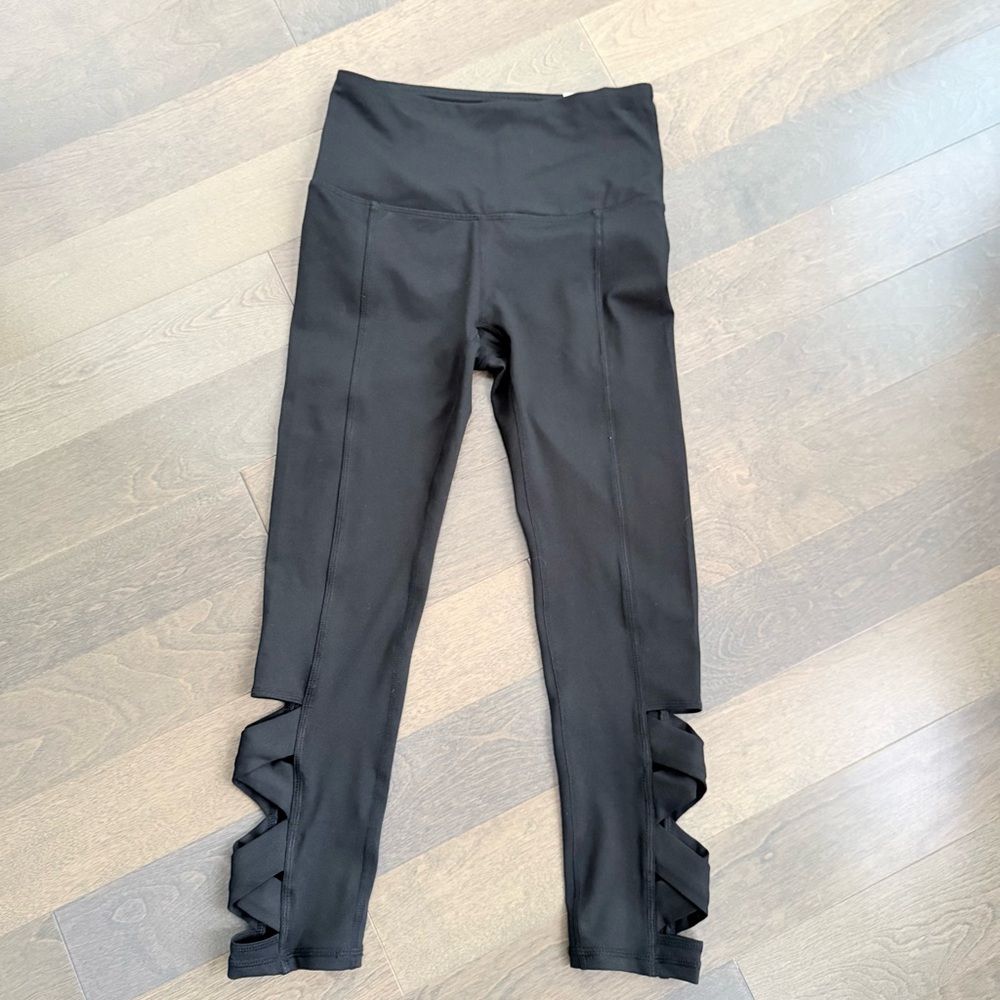 Gaiam Active Leggings with Side Strap Detail
